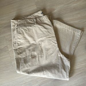 Old Navy - men’s distressed khakis - 44x30. Cream
